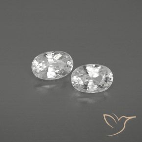 Gemme di Zircone Bianco naturale da 1.70 ct, Ovale, VVS