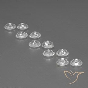 Gemme di Zircone Bianco naturale da 8.67 ct, Ovale, VVS-VS
