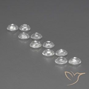 Gemme di Zircone Bianco naturale da 8.40 ct, Ovale, VVS-VS