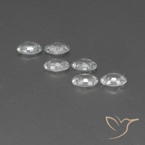 Gemme di Zircone Bianco naturale da 3.93 ct, Ovale, VVS-VS