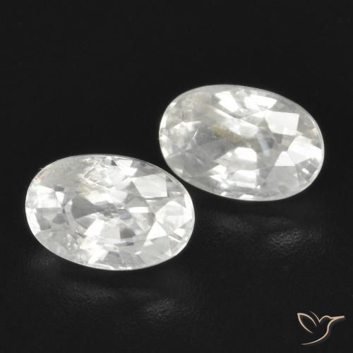 Gemme di Zircone Bianco naturale da 1.83 ct, Ovale, VS