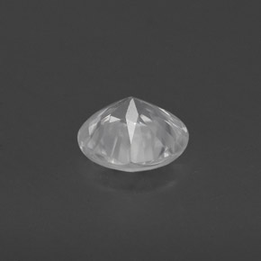 Zircone Bianco naturale da 0.81 ct, Taglio rotondo, VVS-VS