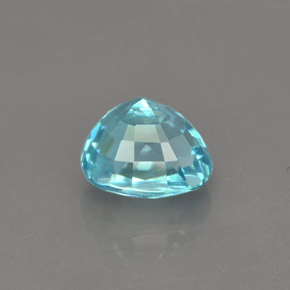 Zircone Blu naturale da 4.15 ct, Taglio ovale, VVS-VS