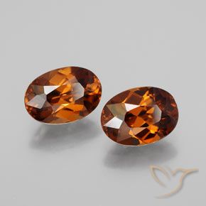 Zircone naturale marrone da 3,09 ct, taglio ovale, VVS