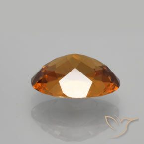 Zircone Arancio medio-scuro naturale da 1.77 ct, Ovale, VVS