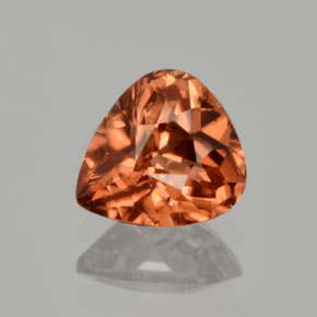 Zircone Arancione naturale da 1.64 ct, Forma a pera, VVS-VS