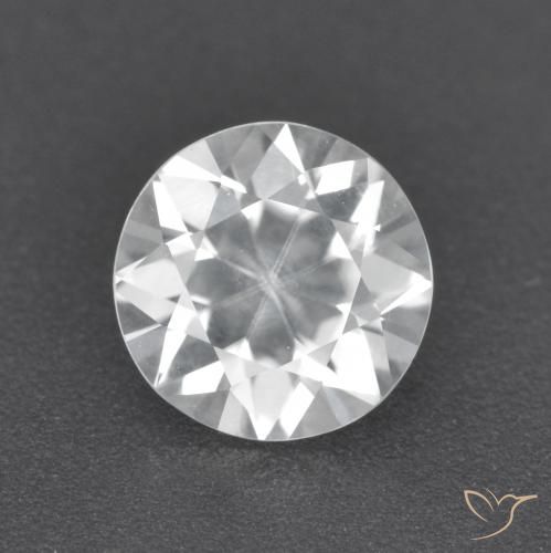 Zircone Bianco naturale da 1.61 ct, Rotondo, VVS-VS
