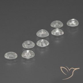 Gemme di Zircone Bianco naturale da 11.16 ct, Ovale, VS-SI