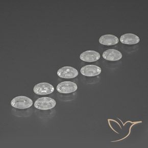 Gemme di Zircone Bianco naturale da 12.03 ct, Ovale, VS