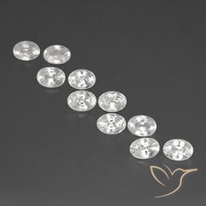 Gemme di Zircone Bianco naturale da 13.42 ct, Ovale, VS