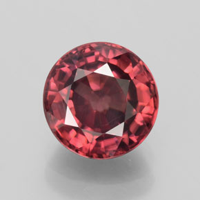 Zircone naturale rosa da 3,03 ct, taglio rotondo, VS