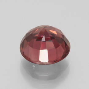 Zircone naturale rosa da 3,03 ct, taglio rotondo, VS