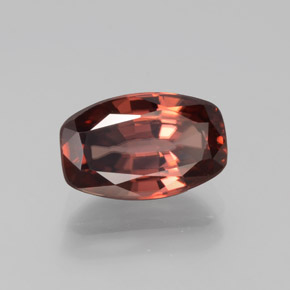 Zircone naturale arancione da 2,97 ct, forma fantasia, VVS-VS