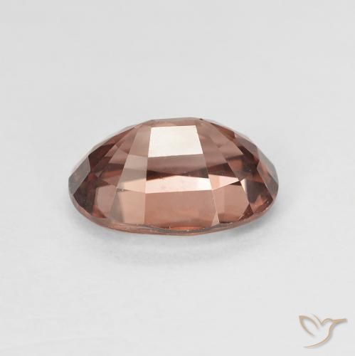 Zircone Marrone Chiaro Cannella naturale da 2.74 ct, Ovale, VVS-VS
