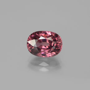 Zircone naturale rosa da 3,71 ct, taglio ovale, VVS