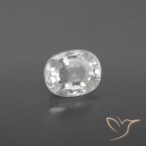 Zircone Bianco naturale da 3.05 ct, Ovale, VVS-VS
