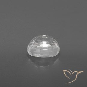 Zircone Bianco naturale da 3.05 ct, Ovale, VVS-VS