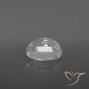 Zircone Bianco naturale da 3.12 ct, Ovale, VVS-VS