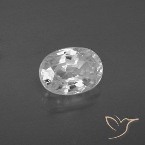 Zircone Bianco naturale da 3.23 ct, Ovale, VS