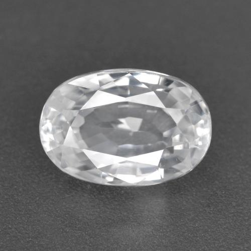 Zircone Bianco naturale da 3.31 ct, Taglio ovale, VVS