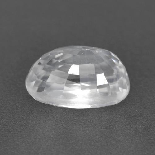 Zircone Bianco naturale da 3.31 ct, Taglio ovale, VVS