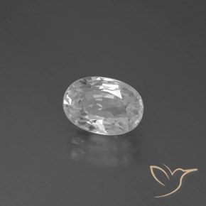 Zircone Bianco naturale da 3.53 ct, Ovale, VS