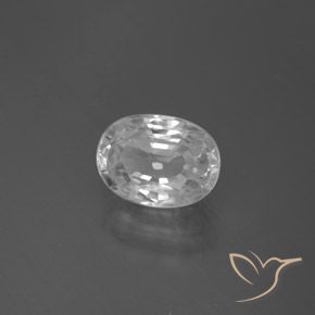 Zircone Bianco naturale da 3.17 ct, Ovale, VS