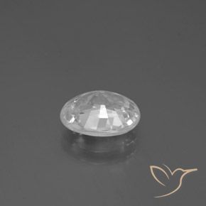 Zircone Bianco naturale da 3.02 ct, Ovale, VVS-VS