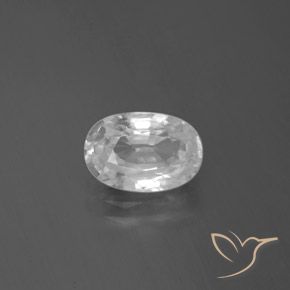 Zircone Bianco naturale da 2.75 ct, Ovale, VVS