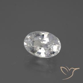 Zircone Bianco naturale da 2.69 ct, Ovale, VVS