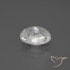 Zircone Bianco naturale da 2.69 ct, Ovale, VVS