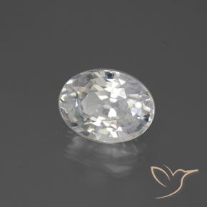 Zircone Bianco caldo naturale da 3.09 ct, Ovale, VS