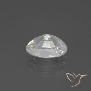 Zircone Bianco caldo naturale da 3.09 ct, Ovale, VS