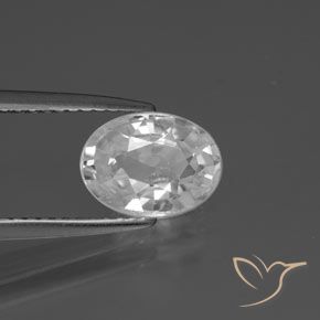 Zircone Bianco naturale da 2.38 ct, Ovale, VVS