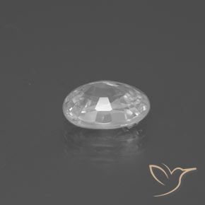 Zircone Bianco naturale da 2.38 ct, Ovale, VVS