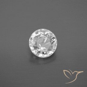 Zircone Bianco naturale da 2.31 ct, Rotondo, VVS-VS
