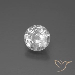Zircone Bianco naturale da 1.65 ct, Rotondo, VS