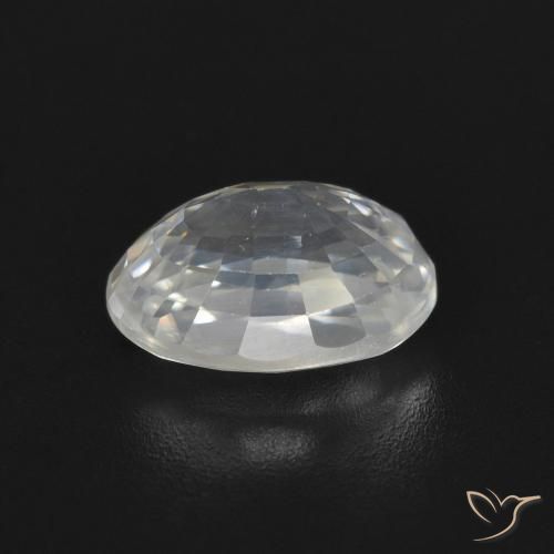 Zircone Bianco caldo naturale da 2.72 ct, Ovale, VVS