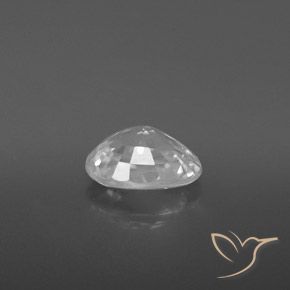 Zircone Bianco naturale da 2.74 ct, Ovale, VVS