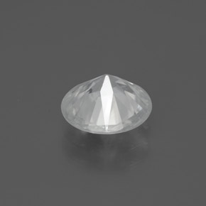 Zircone naturale bianco da 2,21 ct, taglio rotondo, VS