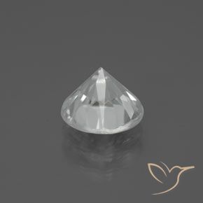 Zircone Bianco naturale da 2.42 ct, Rotondo, VVS-VS