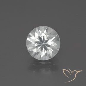 1.78ct Naturale Bianco Zircone, Rotondo, VS