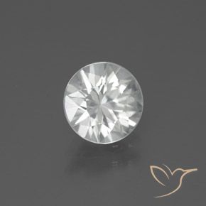 Zircone Bianco naturale da 1.78 ct, Rotondo, VS