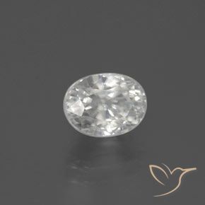 Zircone Bianco caldo naturale da 3.24 ct, Ovale, VVS