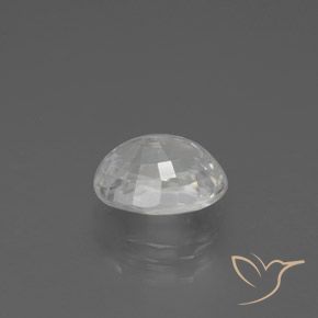 Zircone Bianco naturale da 3.05 ct, Ovale, VVS-VS