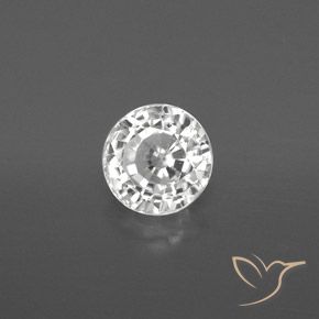 Zircone Bianco caldo naturale da 1.86 ct, Rotondo, VVS