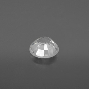 Zircone naturale bianco da 1,82 ct, taglio rotondo, VVS