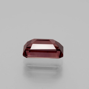 Zircone naturale rosa da 3,13 ct, taglio smeraldo, VVS