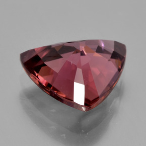 Zircone naturale rosa da 3,29 ct, trillion, VS