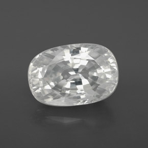 Zircone Bianco naturale da 9.84 ct, Taglio ovale, VVS-VS